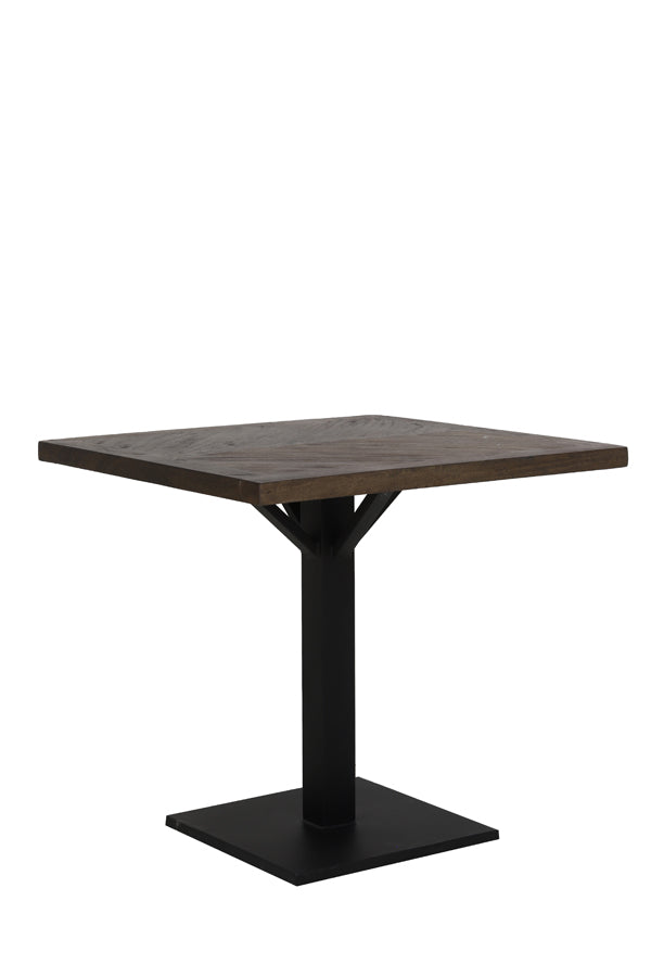 Chisa Bistro Table Wood+Black