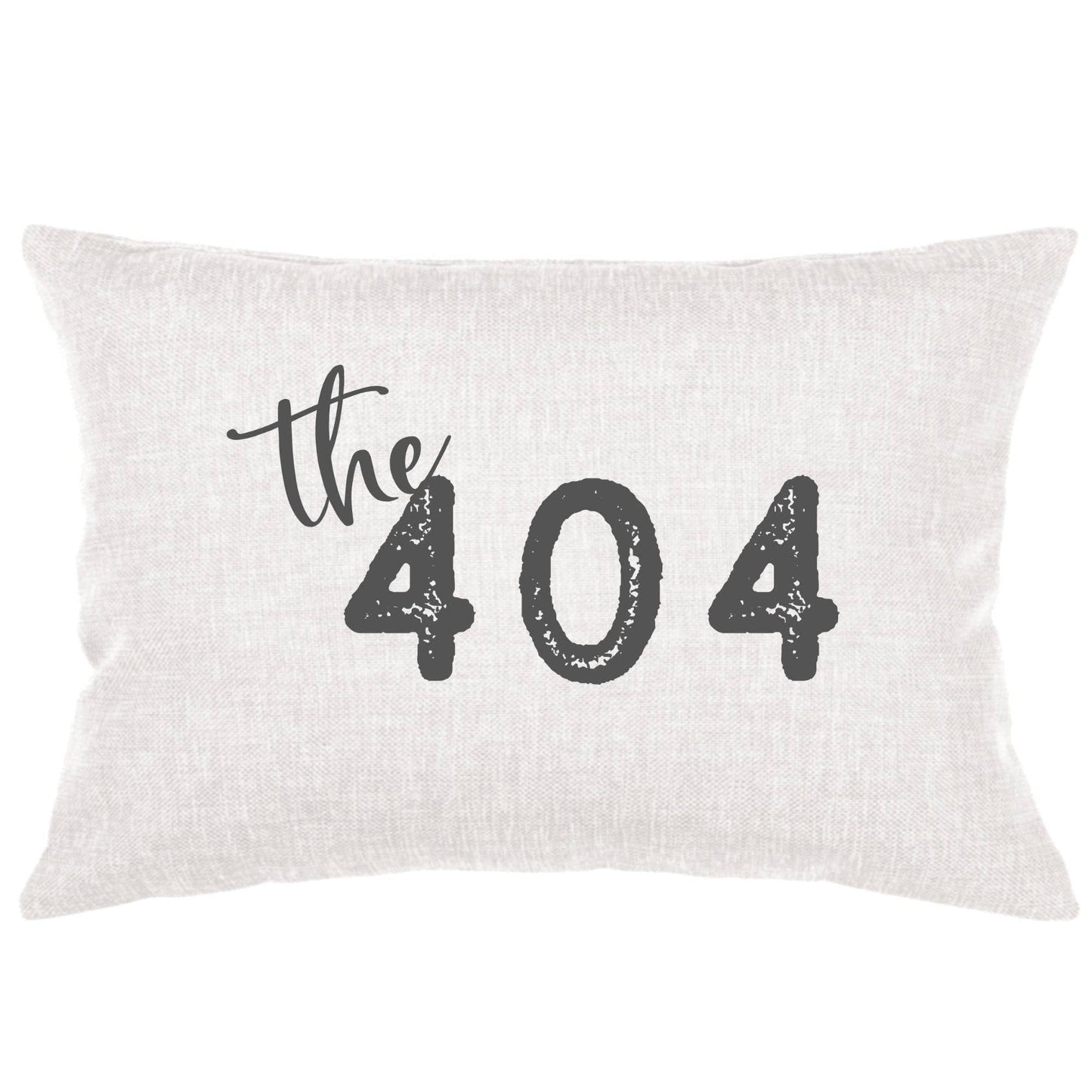Gray Area Code Lumbar Pillow 805