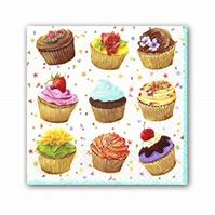 Cupcakes Cocktail Napkins - 20 Per Package