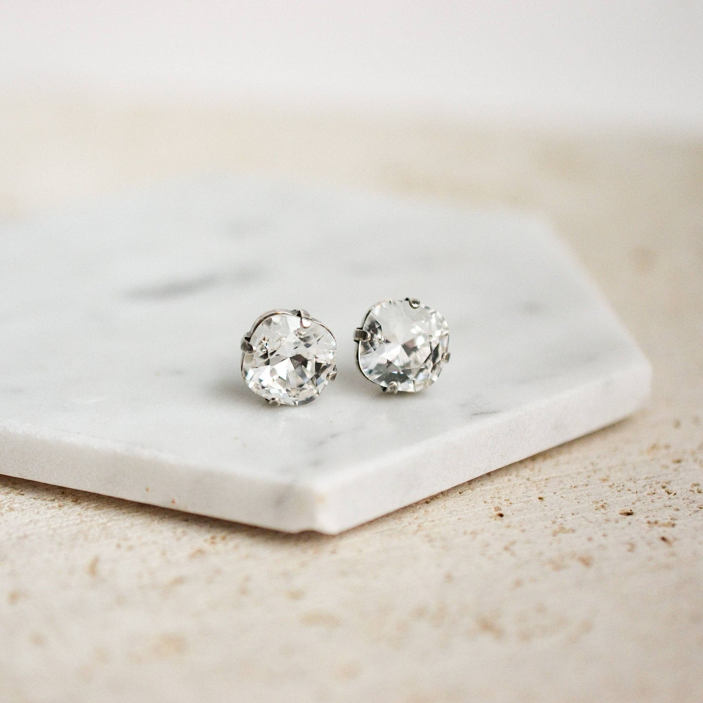 Sadie Cushion Cut Post Earring