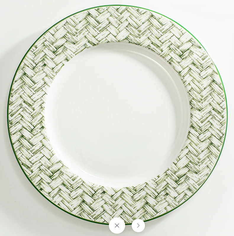 NC Marguerite Basket Weave 13" Charger