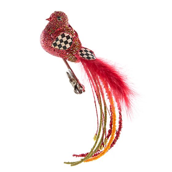 Paradise Sparrow Clip Burgundy