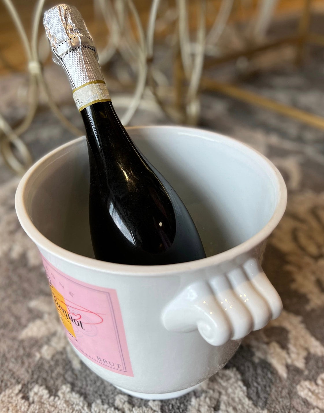 Pink Veuve Champagne Bucket