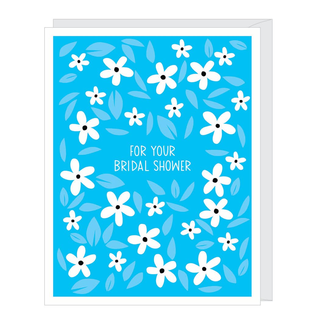 Periwinkle Bridal Shower Greeted Card