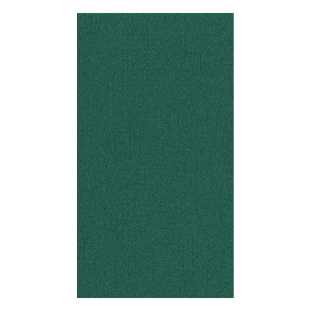 Paper Linen Solid Guest Towel Napkins, Hunter Green - 12 Per Package