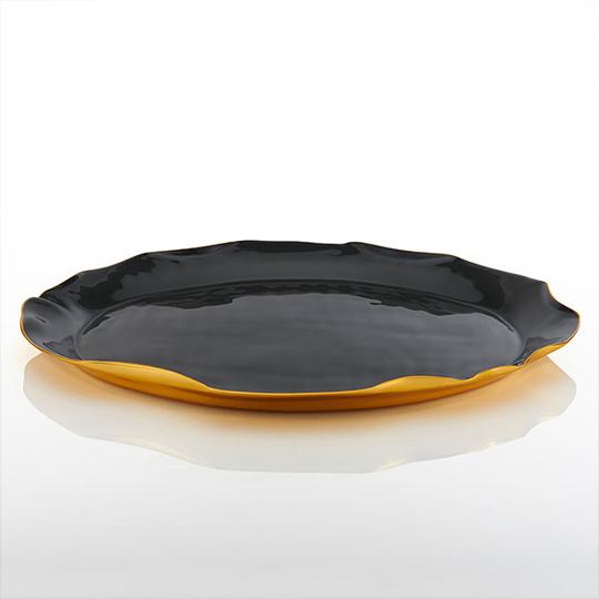 Rough Graphite newest Oval Platter