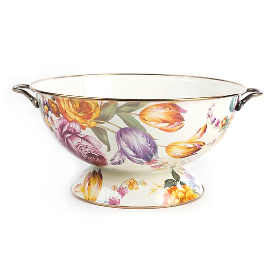 White Flower Market Everything Bowl