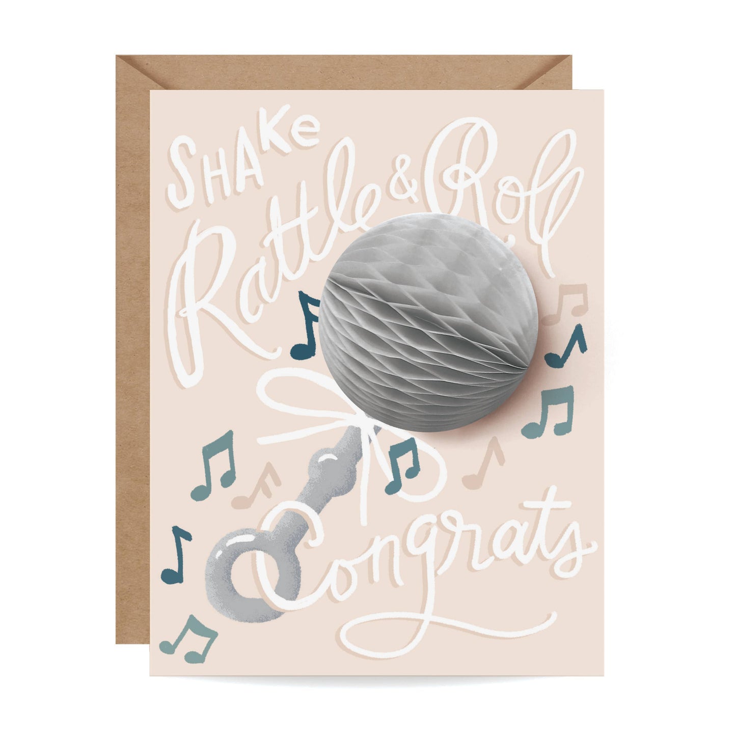 Baby Rattle Pop-up Card