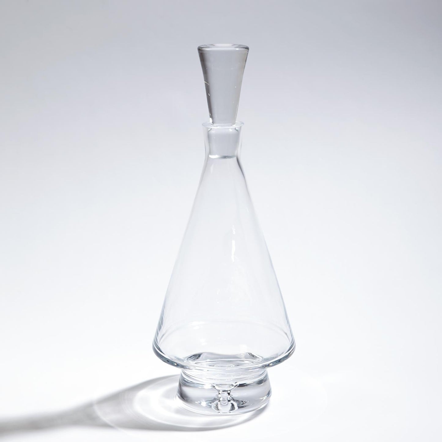Tall Fat Bottom Decanter-Clear