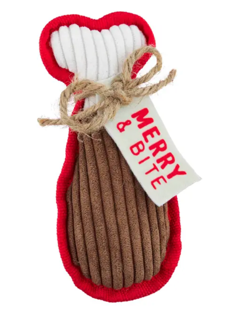 Turkey Leg Christmas Dog Toy