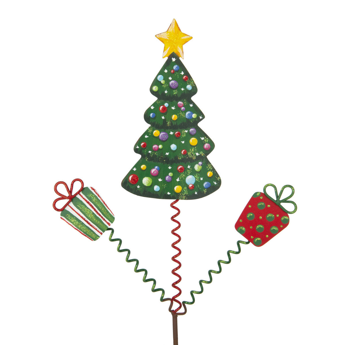 Merry & Bright Tree & Gift Stake