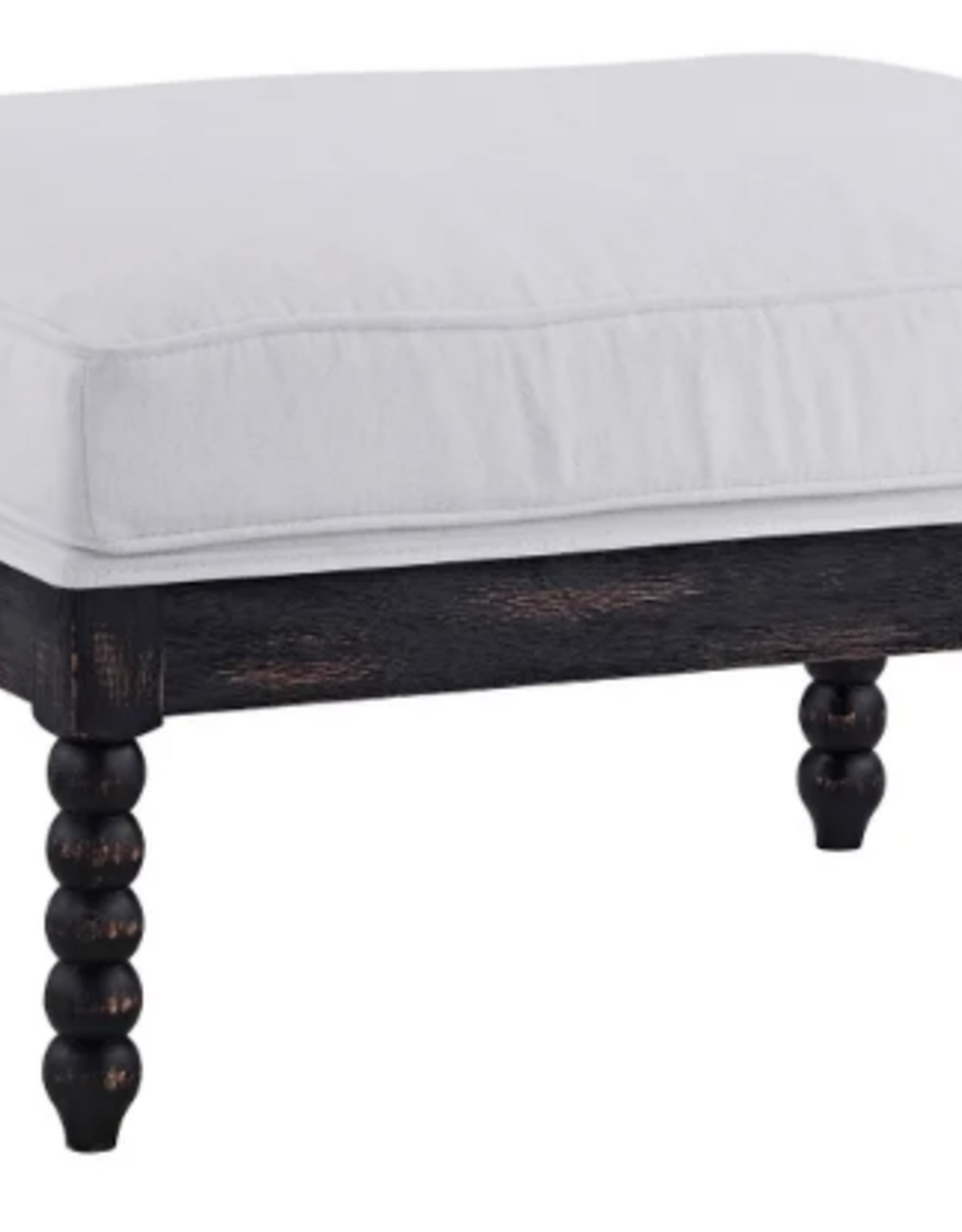 Willow Ottoman Washable White