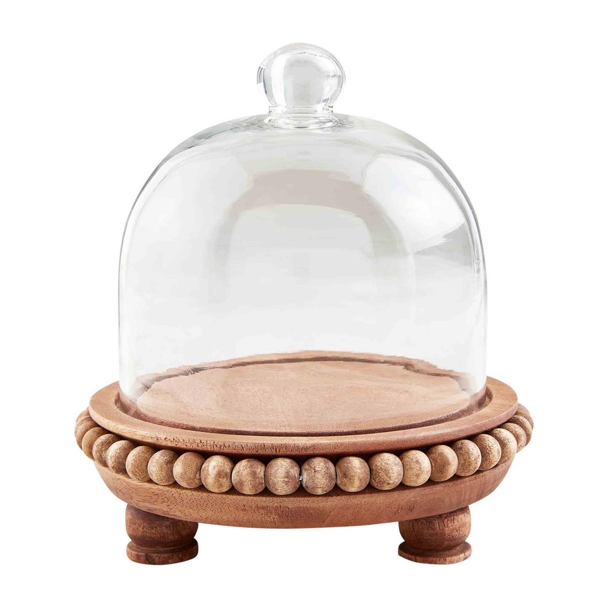 Brown Beaded Cloche