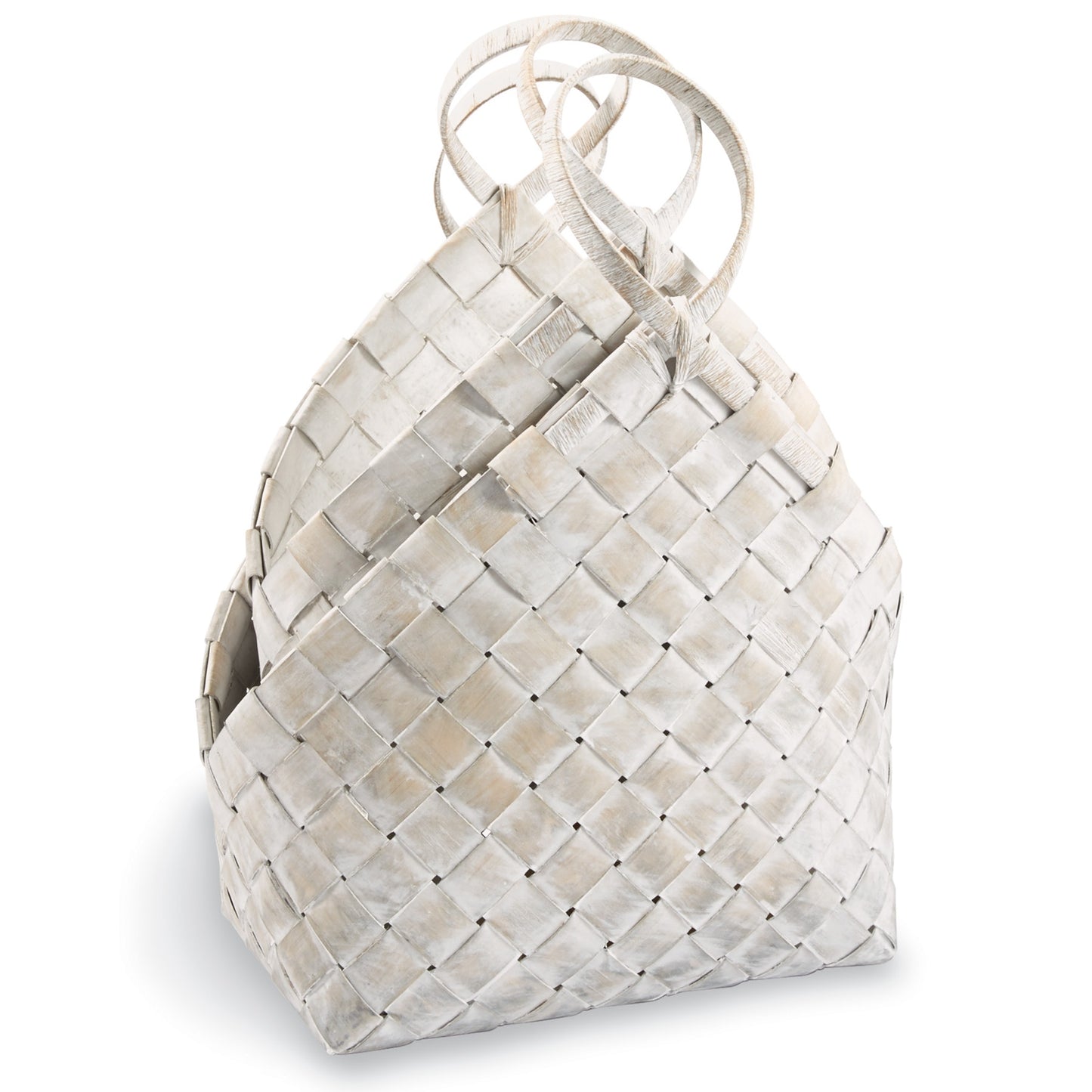 Woven Wood Basket Set