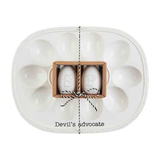 Deviled Egg Tray And Shaker Set