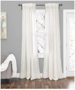 Ivory Lurex Panel w/ Silver Hand Beading