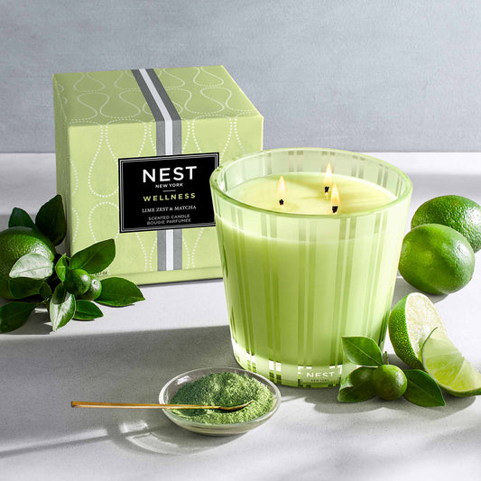 Lime Zest & Matcha 3-Wick Candle
