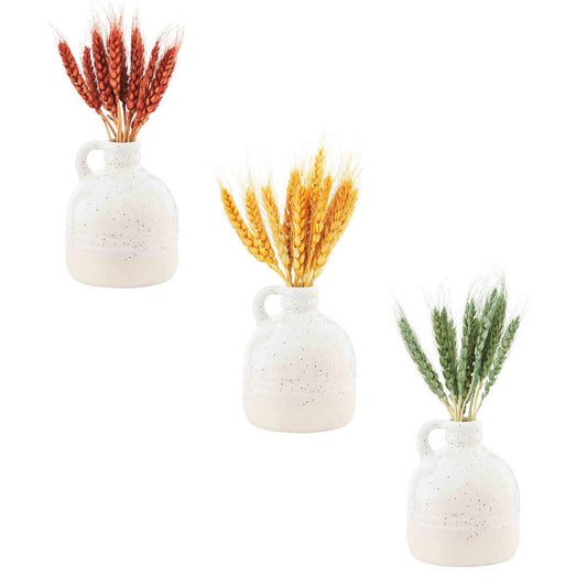 Green Wheat Bundle Vase