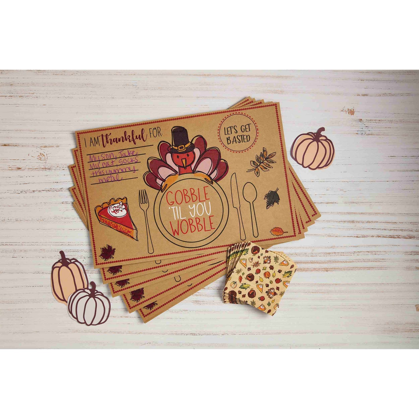Turkey Placemat & Napkin Set