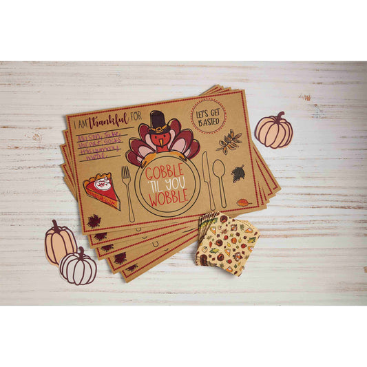 Turkey Placemat & Napkin Set