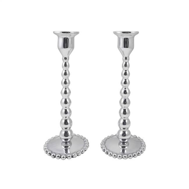 Pearled Medium Candlestick Set
