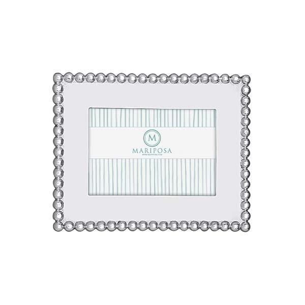 Pearled Engravable 4x6 Frame