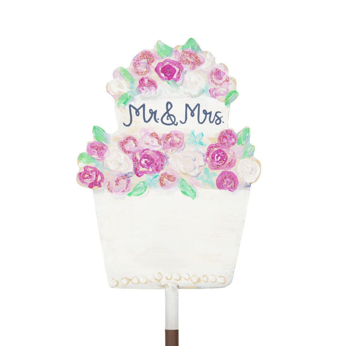 Mr. & Mrs. Wedding Cake Finial