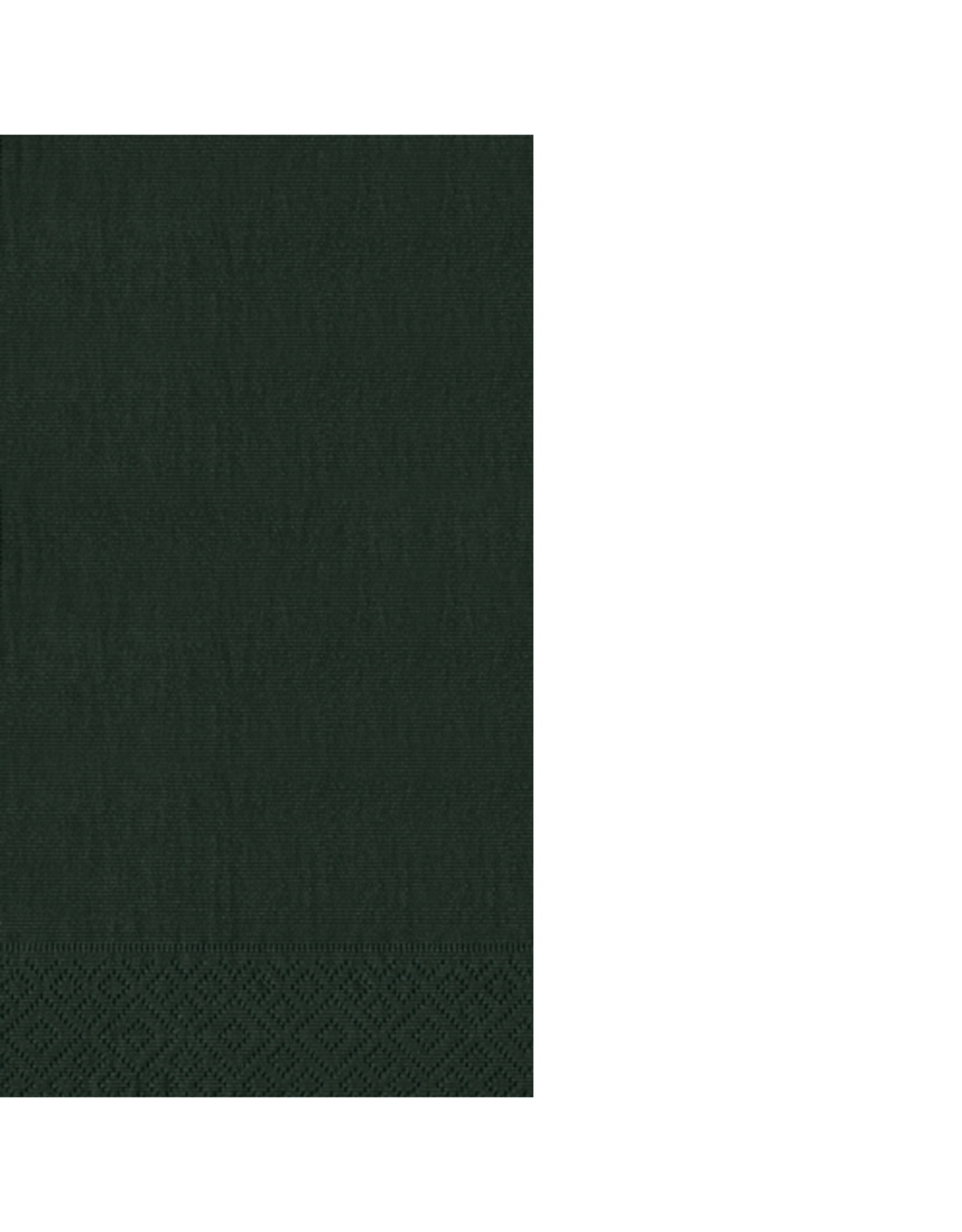 Grosgrain Black Paper Guest Towel Napkins - 15 Per Package