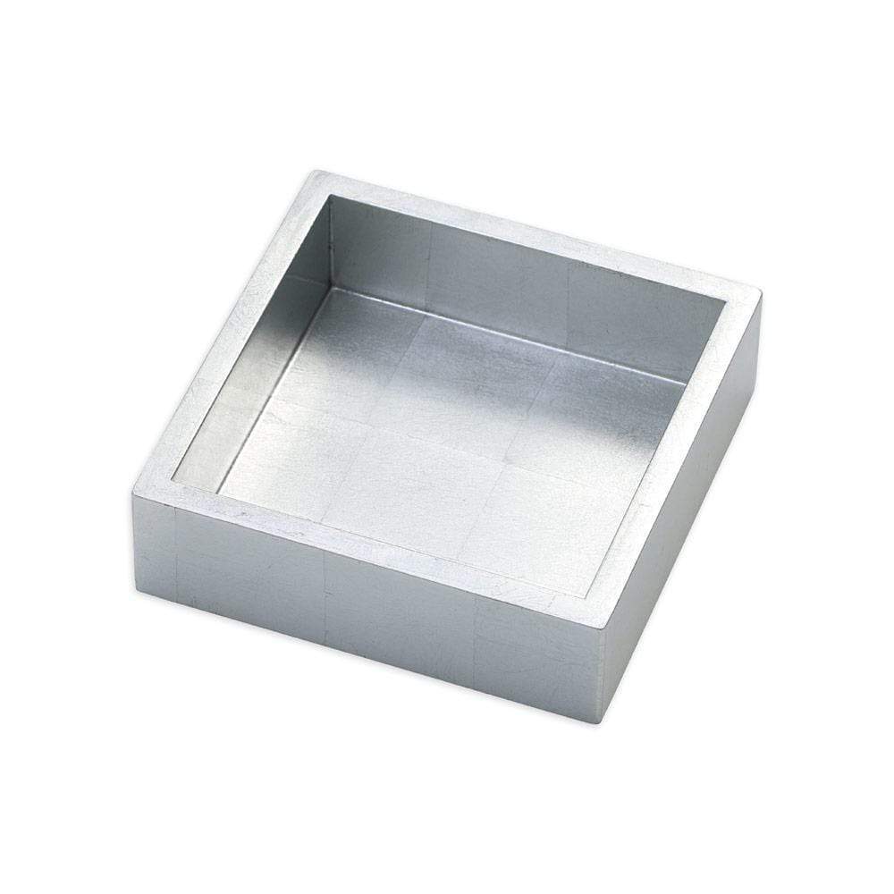 Lacquer Cocktail Napkin Holder - Silver