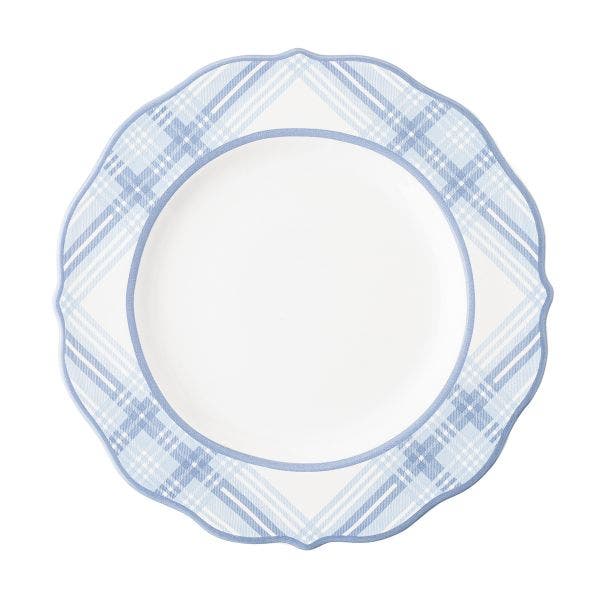 Tartan Chambray Dinner Plate