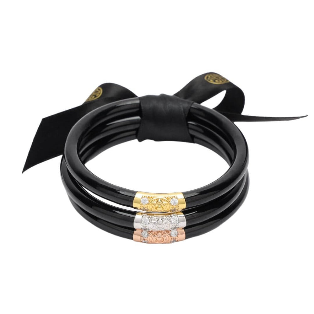 Large Black Three Kings All Weather Bangles