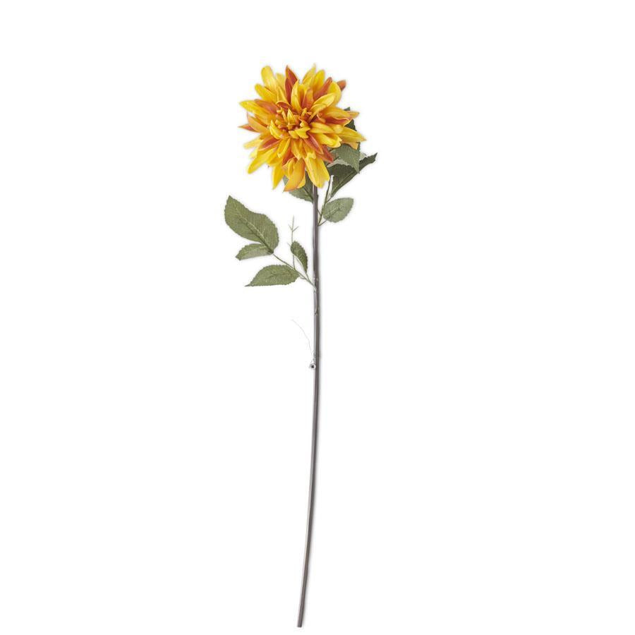 Orange Real Touch Mum Stem 30 Inch