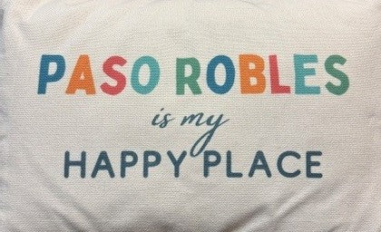 Everyday Hometown Happy Place Lumbar Pillow “Paso Robles”