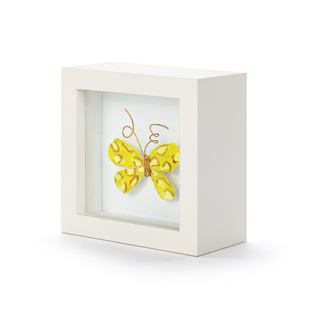 Always My Sunshine Yellow Butterfly Shadow Box - 4in