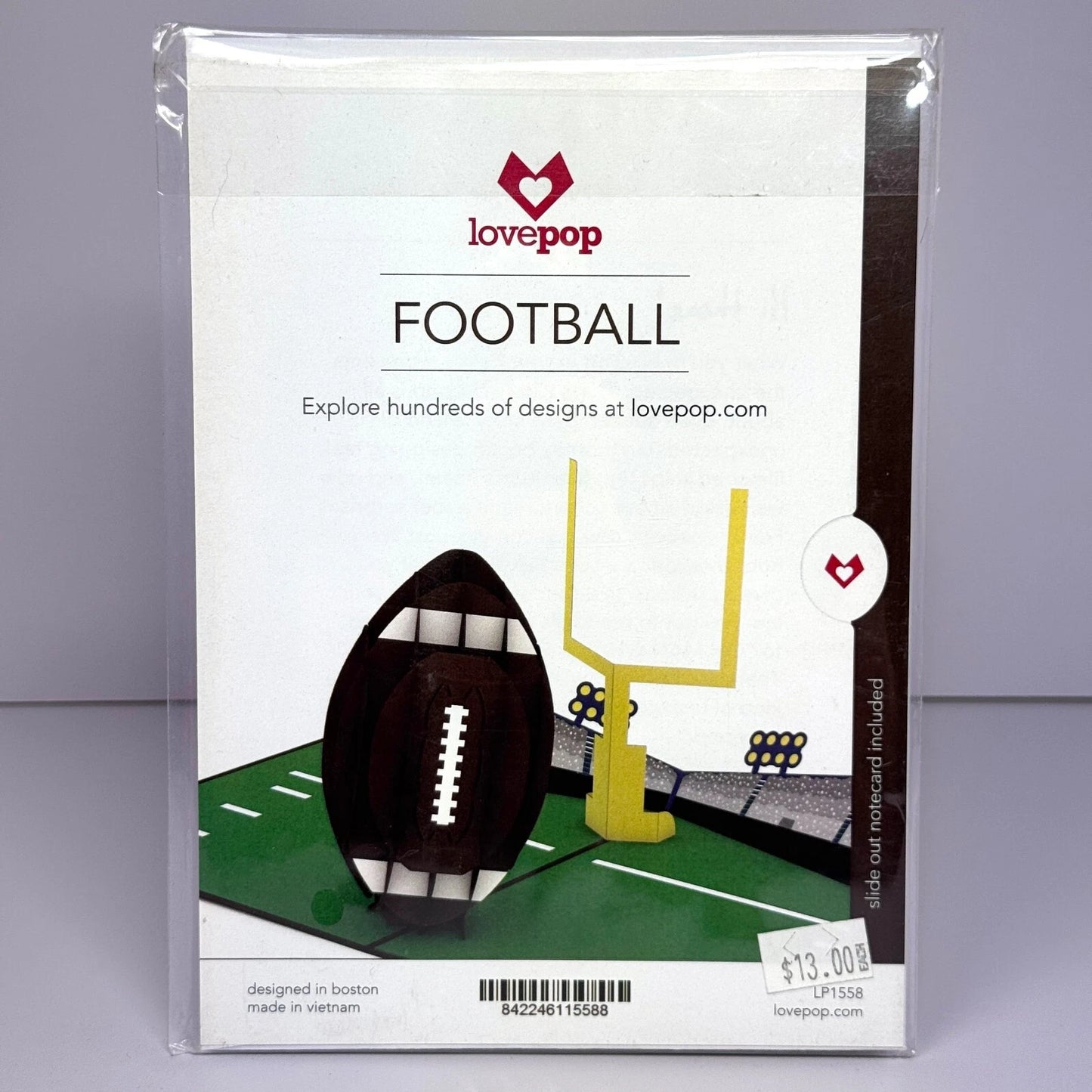 Football Stadium Pop-Up Card