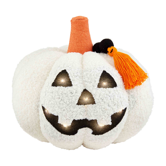 Cream Sherpa Jack-o-Lantern