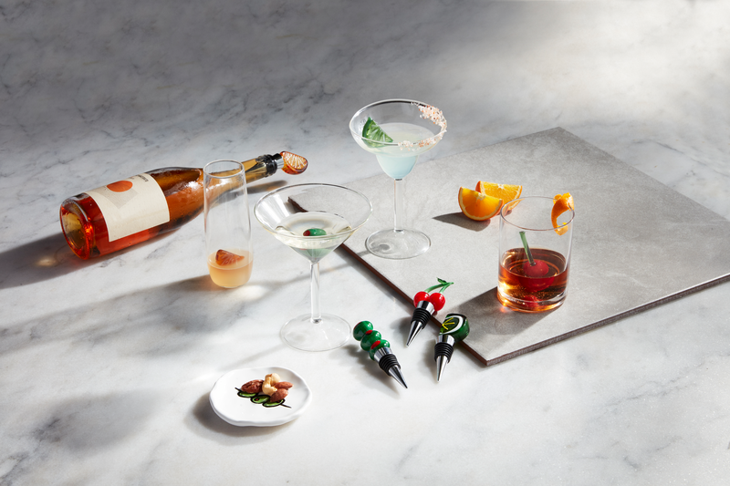 Wine Tapas Plate Set