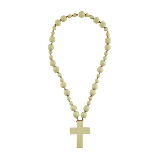 Green Decorative Cross Bead