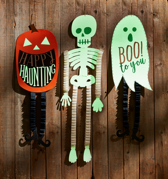 Jack-O-Lantern Candy Door Hanger