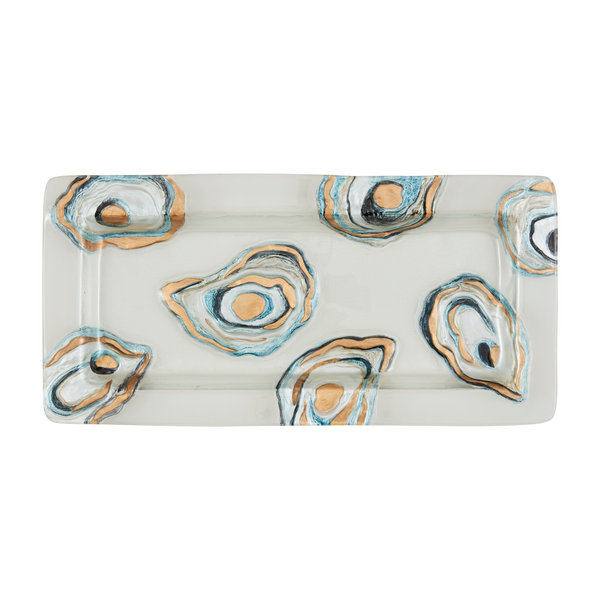 Glass Oyster Platter