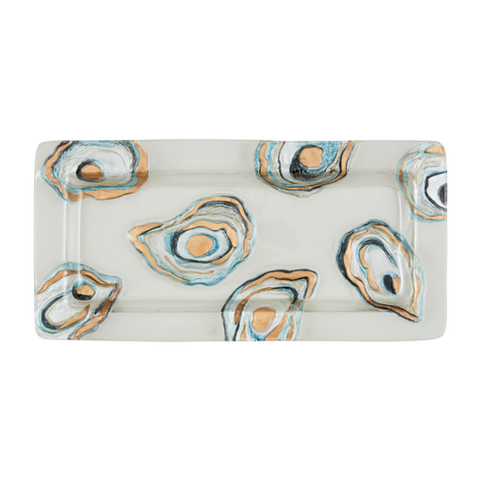 Glass Oyster Platter