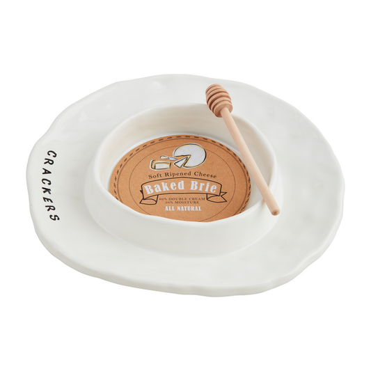 Ceramic Brie Baker Set