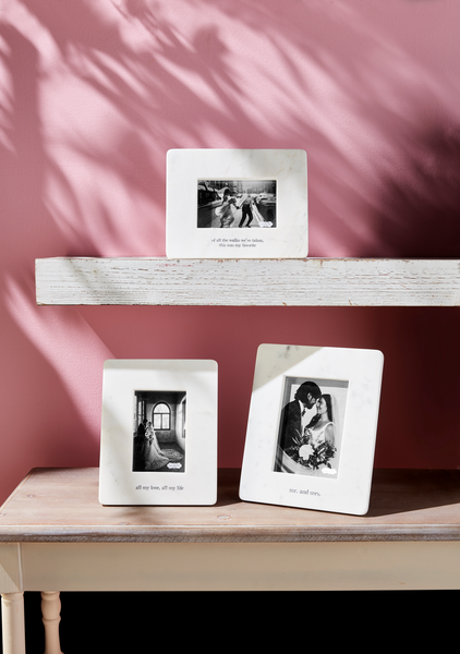 All My Love Marble Frame