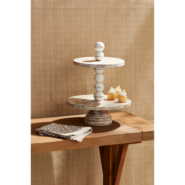Chunky Beaded Tiered Server
