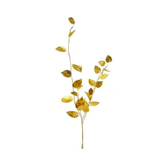 Gold Shiny Ivy Spray