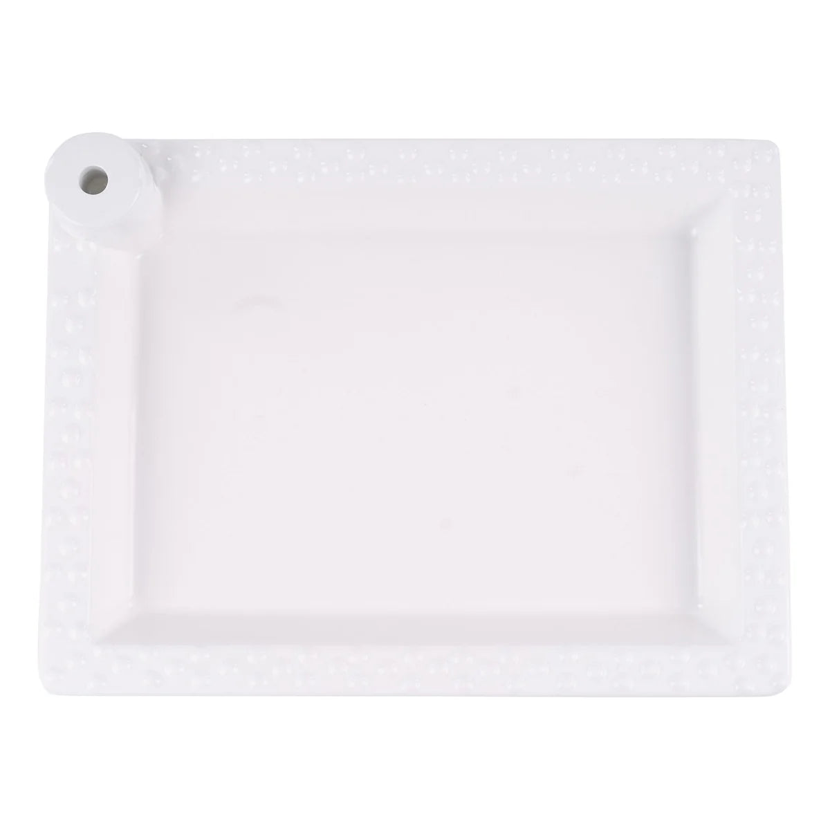 White Rectangular Platter