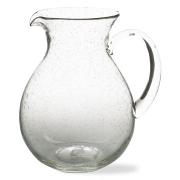 Bubble Glass Pitcher - Clear