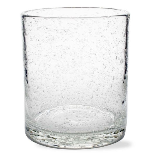 Bubble Glass Double Old Fashioned - Clear