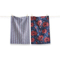 Weekend Dahlia Dishtowel set of 2 - Multi