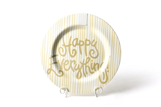 Neutral Skinny Stripe Happy Everything Big Platter